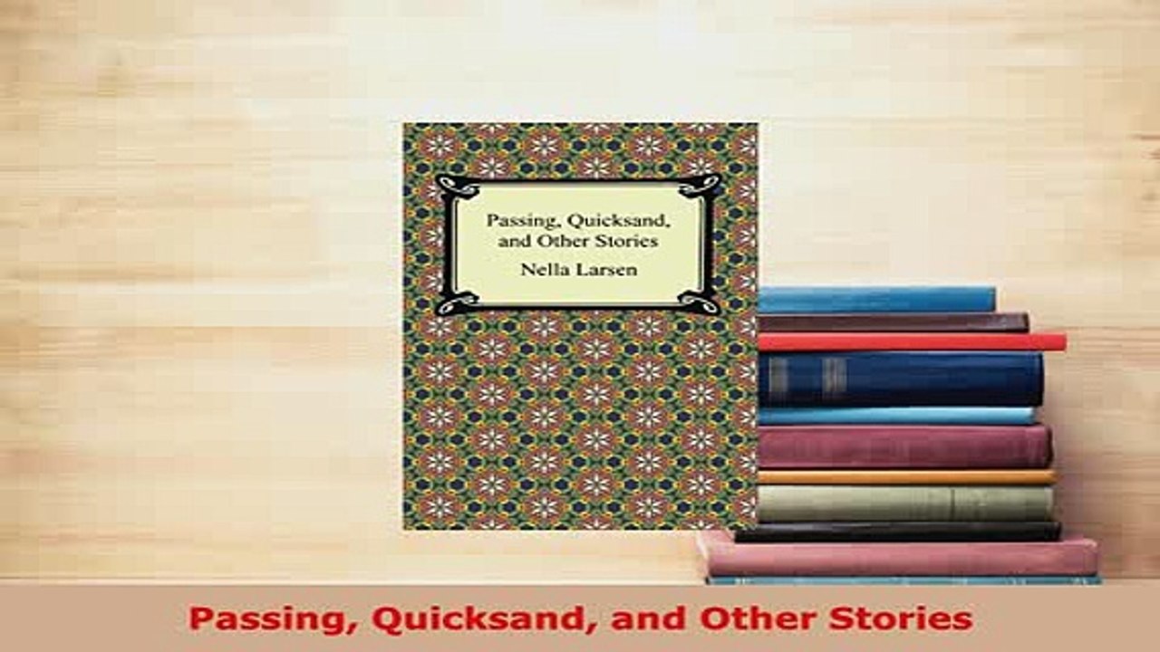 Download  Passing Quicksand and Other Stories  EBook