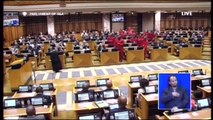 Brawl erupts in S.Africa parliament as opposition party ejected
