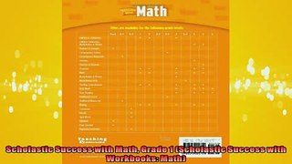 EBOOK ONLINE  Scholastic Success with Math Grade 1 Scholastic Success with Workbooks Math  DOWNLOAD ONLINE