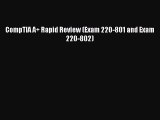 Download CompTIA A  Rapid Review (Exam 220-801 and Exam 220-802) Ebook Free