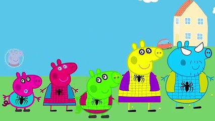 Peppa pig Family Attacked Monster Finger Family  Nursery Rhymes Lyrics