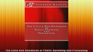 READ book  The Little Red Handbook of Public Speaking and Presenting Free Online