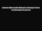 Download Content-Addressable Memories (Springer Series in Information Sciences) PDF Online