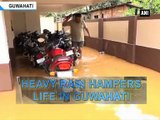 Heavy rain hampers life in Guwahati