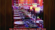 READ book  Tips For Special Events Planners Book Three Online Free
