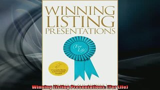 READ book  Winning Listing Presentations For Life Full Free