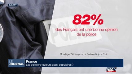 Les policiers toujours aussi populaires en France?