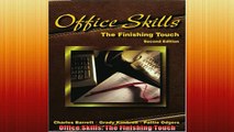 READ book  Office Skills The Finishing Touch Full EBook