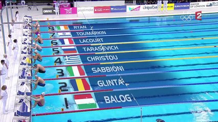 Camille Lacourt champion d'Europe du 100m dos