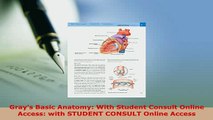 Download  Grays Basic Anatomy With Student Consult Online Access with STUDENT CONSULT Online Ebook Free