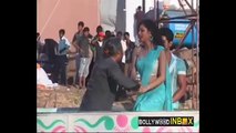 hot Drashti Dhami Dancing in Wet Transparent Saree Navel