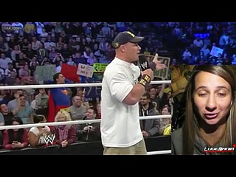 WWE Smackdown 11-15-13 John Cena ARM WRESTLES Alberto Del Rio Live Commentary