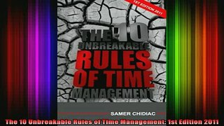 READ book  The 10 Unbreakable Rules of Time Management 1st Edition 2011 Full Free