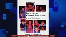 Free PDF Downlaod  Identifying Gifted Students A Practical Guide  DOWNLOAD ONLINE