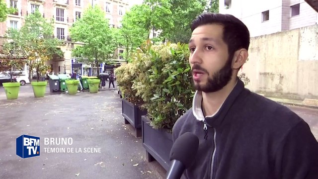 Voiture de police brûlée: Des casseurs ont mis deux, trois fumigènes à l'intérieur , selon un témoin