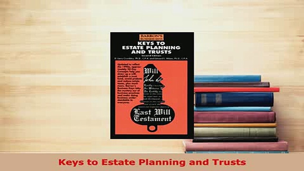 Download  Keys to Estate Planning and Trusts  Read Online