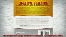 FREE EBOOK ONLINE  CoActive Coaching Changing Business Transforming Lives Full Free