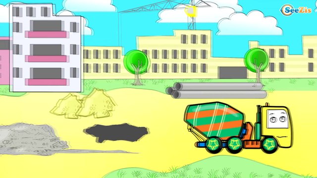 Мультфильмы для Детей. Строительная Техника – Кран, Грузовик и Экскаватор. Машинки. Трактор Павлик