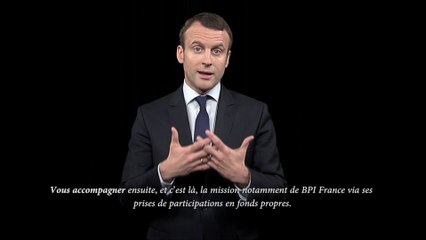 Intervention Emmanuel Macron 310316 2ème journée startup Snitem