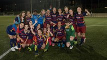 FCB Femení: El Juvenil-Cadet Campió de Lliga