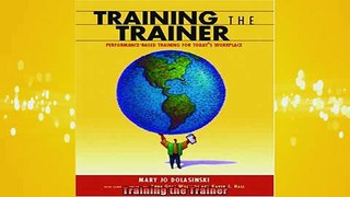 READ book  Training the Trainer Full EBook
