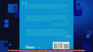 Downlaod Full PDF Free  Presentation Skills Training ASTD Trainers Workshop Free Online