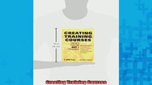 READ book  Creating Training Courses Full Free