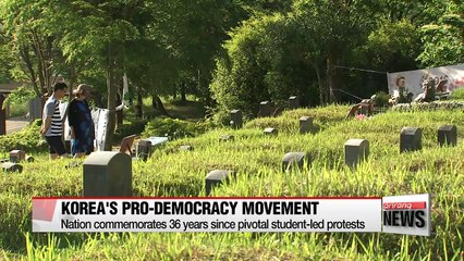 Korea remembers May 18 Democracy Movement