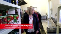 Eliane Tillieux visite 2 entreprises de formation par le travail