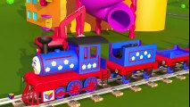Shapes for kids children grade 1. Learn 3D shapes (geometric solids) with Choo-Choo Train - part 1 | HD
