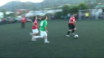 Kemer'de Kadınlar Farkındalık Yaratmak İçin Futbol Oynadı