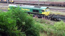 20,66538,nb Felixstowe Crewe liner on throu road Basford Hall sidings,25 8 15