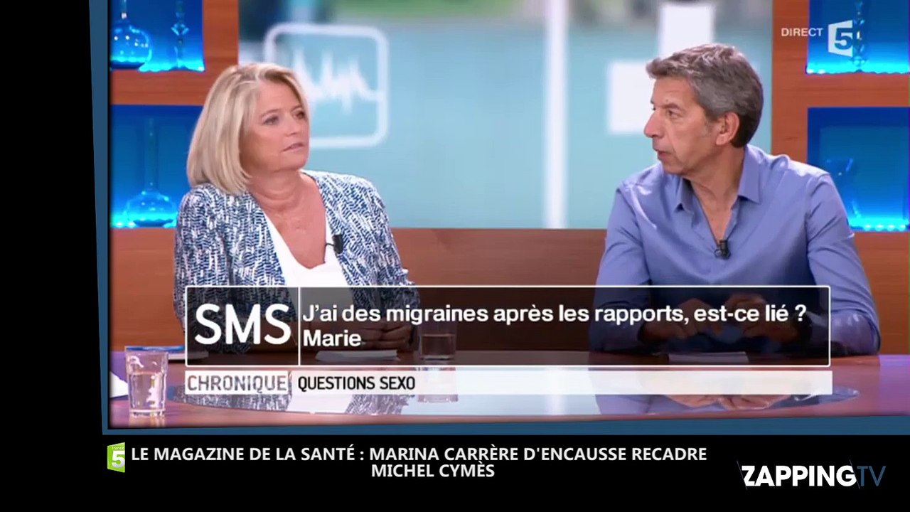 Le Magazine de la Santé : Michel Cymès énerve Marina Carrère d'Encausse, tensions sur le plateau (Vidéo)