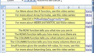 Excel Magic Trick 358_ Part 1_ Return Multiple Items From One Lookup Value for Table w Formula