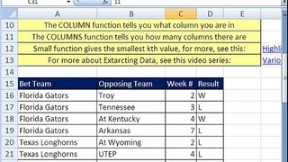 Excel Magic Trick 359_ Part 2_ Return Multiple Items From One Lookup Value for Column w Formula