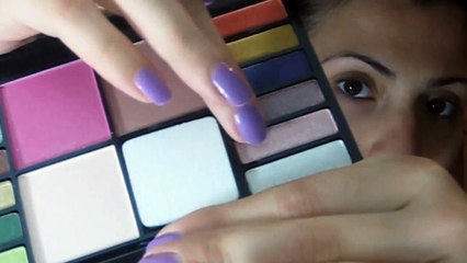 MAKEUP : Trucco VIOLA sfumato | palette NOUBA