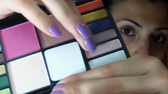 MAKEUP : Trucco VIOLA sfumato | palette NOUBA