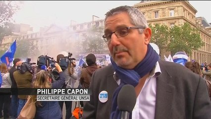 Philippe Capon (UNSA Police) : "La place de la République n'appartient à personne, elle appartient à tout le monde" - Le 18/05/2016 à 13h55