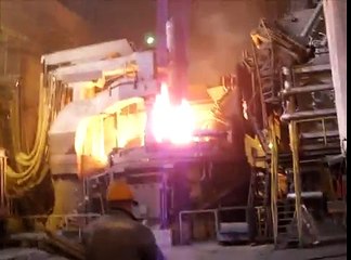 Insane Electric Arc Furnace -By Funny & Amazing Videos Follow US!!!!!!!!