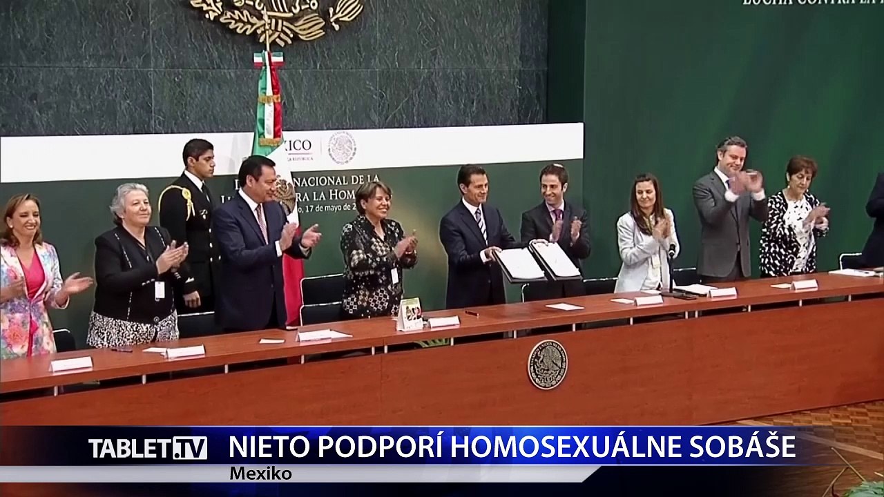 Mexický prezident navrhol uzákonenie manželstiev homosexuálov
