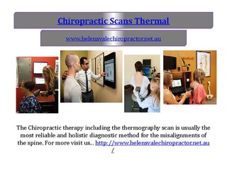 chiropractic scans thermal