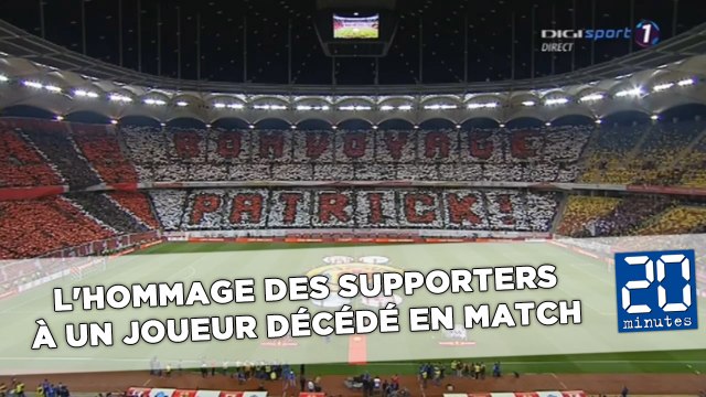 L'hommage émouvant des supporters à un joueur décédé en plein match