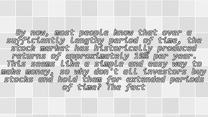 Why There Has To Be a Market Correction
