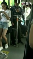 when a young girl fighting with pickpockets