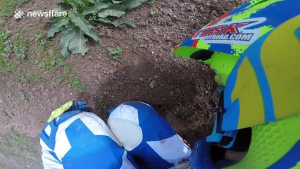 Nasty motorbike crash caught on POV GoPro
