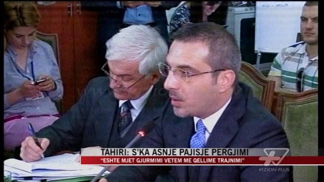 Tahiri: S’ka asnjë pajisje përgjimi - News, Lajme - Vizion Plus