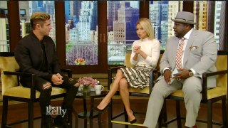 Zac Efron interview LIVE with Kelly co-host Cedric the Entertainer 5/18/16 (May 18, 2016)