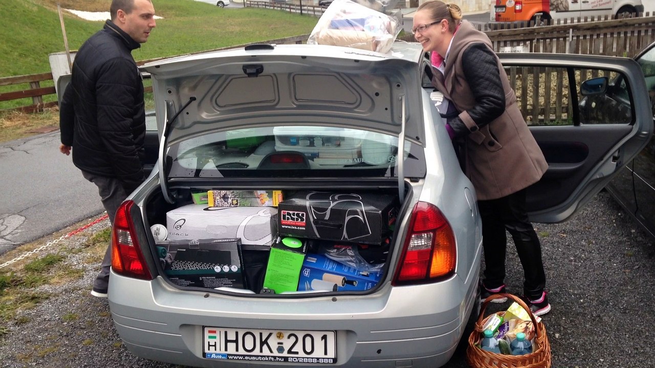 Full packed car