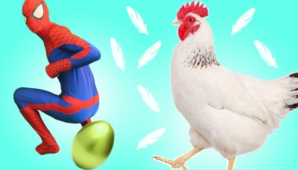 Spiderman Lays Surprise Egg - In Real Life Superhero Movie (1080p 60fps)