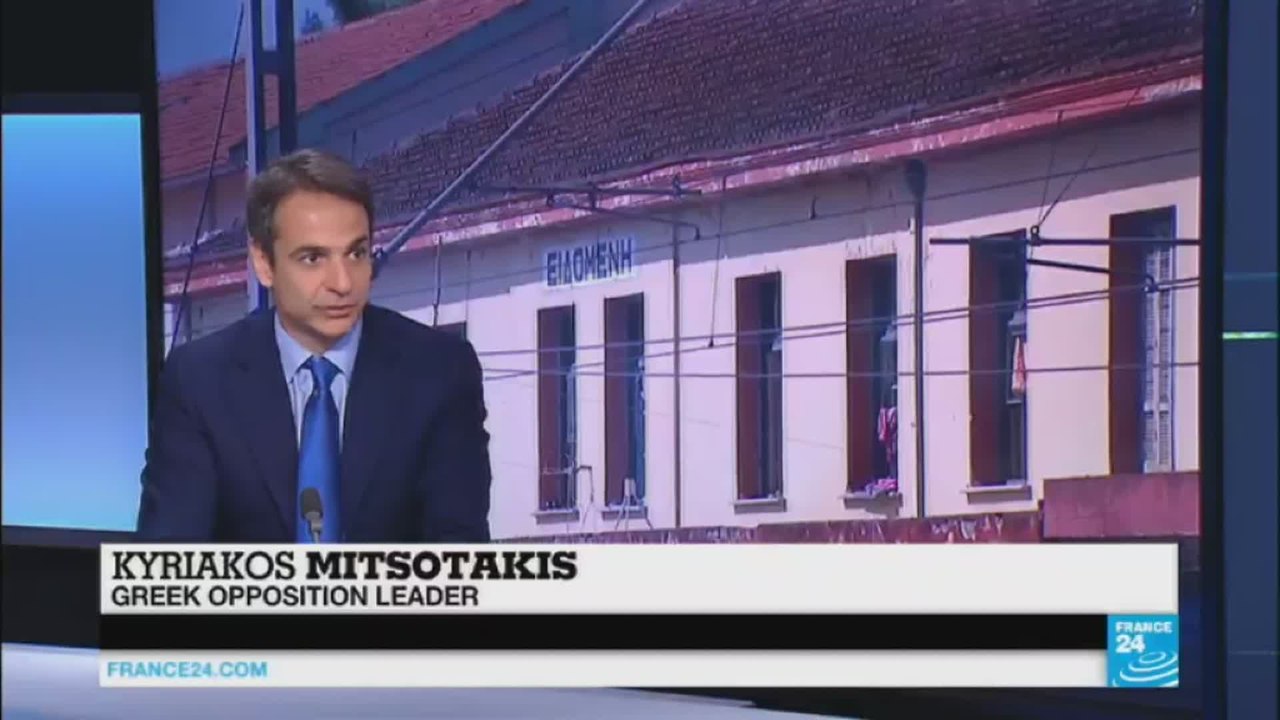 France 24 Exclusive interview with Kyriakos Mit...